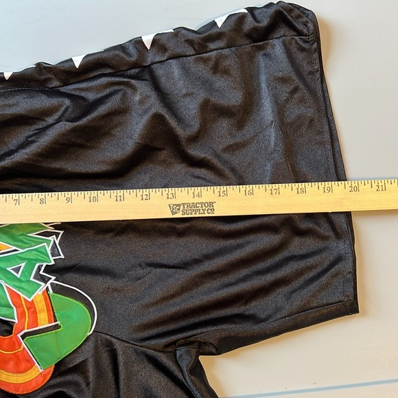 Space Jam Just Don Basketball Shorts Black W/ Stars & Zipper Pockets Mens XL - Picture 9 of 10